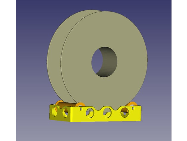 filament spool-Fach 3d Drucker Zubehör 3d-Drucker Teile spool-Halter Fach 3D print model - Mito3D