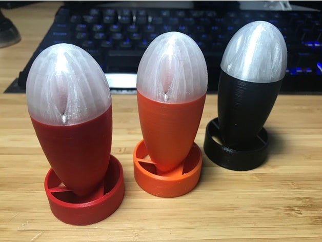 pool torpedo toys & games toy rocket rockets swimming 3D print model - Mito3D
