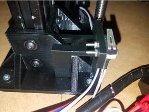 adjustable z axis limit switch 3d printing tarantula tevo z-axis 3d print model - Mito3D