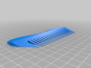 fancy comb 3d printing 3d print model - Mito3D