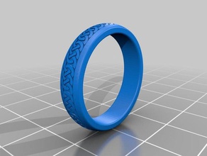 elegante anillo La impresión en 3d 3d print model - Mito3D
