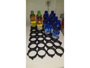 0,5 l de garrafa pet armazenamento extensível cozinha e sala jantar 3d print model - Mito3D
