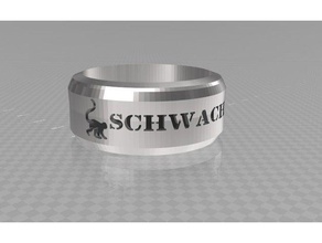 schwachmaten ring ii collecting jewelry 3d print model - Mito3D