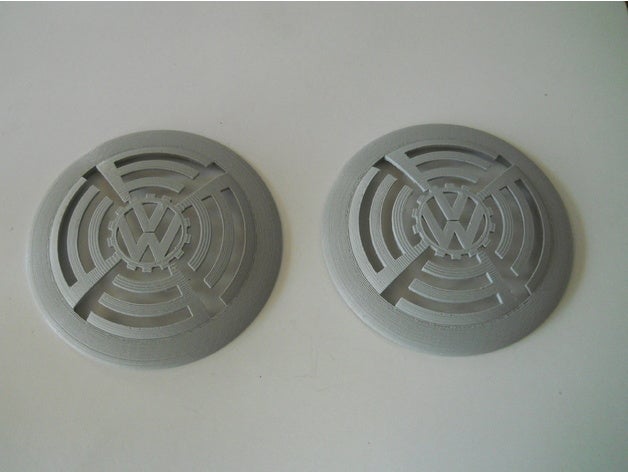 vw speaker cog grill automotive 3D print model - Mito3D