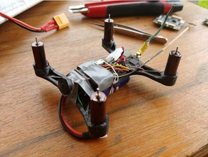 h97 97mm drone marco diy mini quadcopter qx100 3d print model - Mito3D