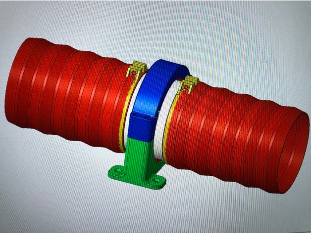 abluft-l opo mk1 il fai da te abluftsystem 10cm 3D print model - Mito3D