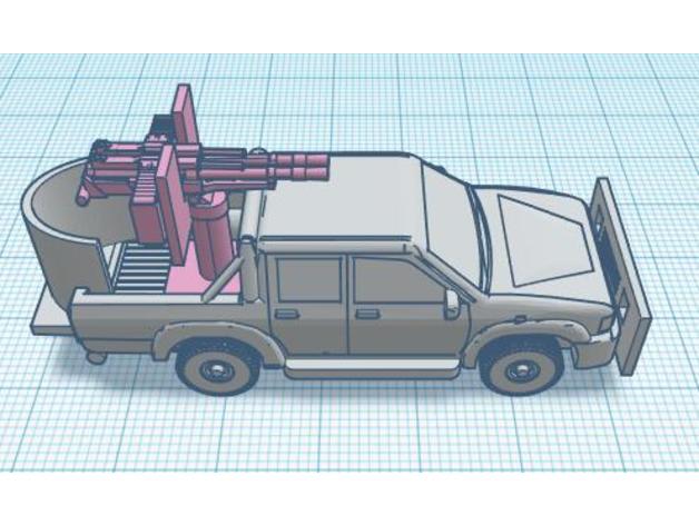 blindados de cabina la tripulación técnica La impresión en 3d 3D print model - Mito3D