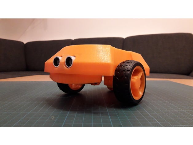 2wd robot chassis multi-Zweck - Elektronik arduino rc-car Fernbedienung Roboter in der Robotik Räder 3D print model - Mito3D