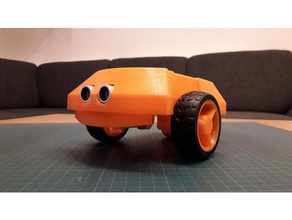 2wd robot chasis multi-propósito la electrónica arduino coche rc de control remoto el robótica ruedas 3d print model - Mito3D