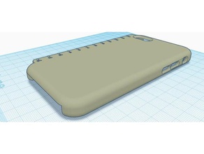 iphone 8 cas de la règle téléphone mobile l'iphone accessoire pour couverture 3d print model - Mito3D