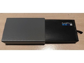gopro fusion boîtier de la batterie caméra le cas 3d print model - Mito3D