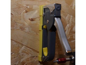 staple gun topex wall holder tool holders & boxes organizer osb 3d print model - Mito3D