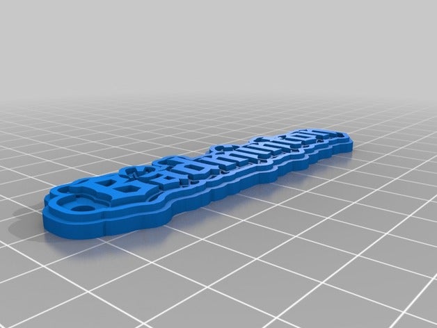 llavero badminton v5 chaveiros personalizado 3D print model - Mito3D
