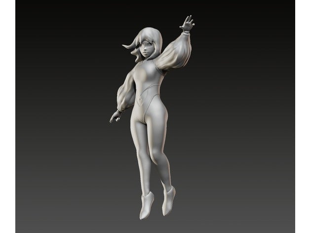 floating girl sculptures 3D print model - Mito3D