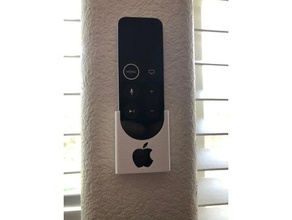 apple tv remote control wall mount tool holders & boxes 3d print model - Mito3D