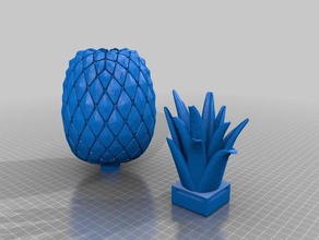 Ananas paintball-hopper Spielzeug & game Zubehör der Trichter paintball paintball-gun 3d print model - Mito3D