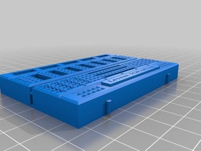 400 pin breadboard micro sd-sd-usb holder 3d printing 3d print model - Mito3D