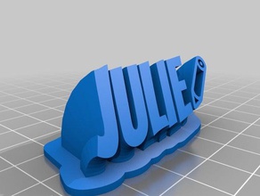 shai-julie office personalizado 3d print model - Mito3D