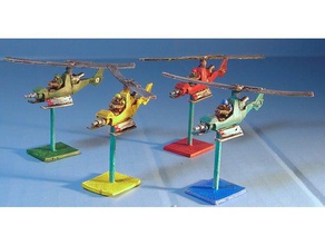thunder road gyrocopters peint jouets & jeux 3d print model - Mito3D
