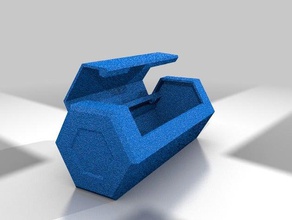 hexagonal de la caja organización almacenamiento cajas herramientas 3d print model - Mito3D