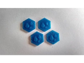 tinyforming mars part fixed water tile games 3d print model - Mito3D