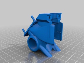 duto do ventilador desligado de montagem Impressora 3d peças 3d print model - Mito3D