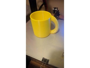 mug no supports kitchen & dining coffee cup support needed requires 3d print model - Mito3D