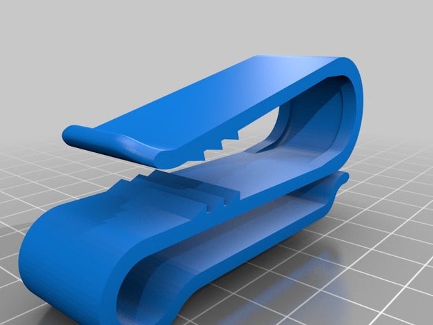 universal occhiali da sole clip per aletta parasole accessori automotive auto titolare veichle 3D print model - Mito3D