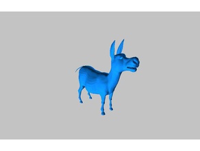burro de shrek animais 3d print model - Mito3D