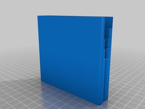 my customized parametric wallet 06mm wall accessories 3d print model - Mito3D