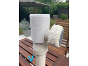 ikea sunshade cover outdoor & garden umbrella tip 3d print model - Mito3D