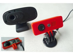 logitech webcam c270 di copertura ricambio gopro mount Stampante 3d accessori monte mk3 titolare 3d print model - Mito3D