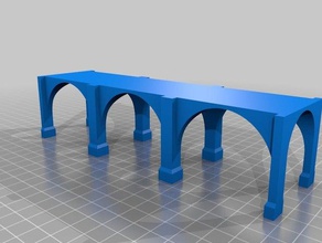 2 pont pierre binalar ve yapılar mimarlık n ölçek 3d print model - Mito3D