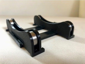 filament coil - width slider 3d printing holder spool 3d print model - Mito3D