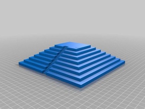 pyramide bâtiments et structures de l'architecture n échelle 3d print model - Mito3D