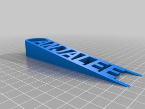 anjalee door stop office customized 3d print model - Mito3D
