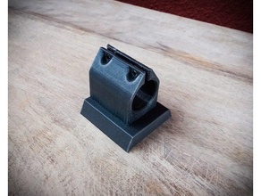 ball joint phone mount tripod - pipe clamp hama star63 camera quick release plate quickrelease 3d print model - Mito3D
