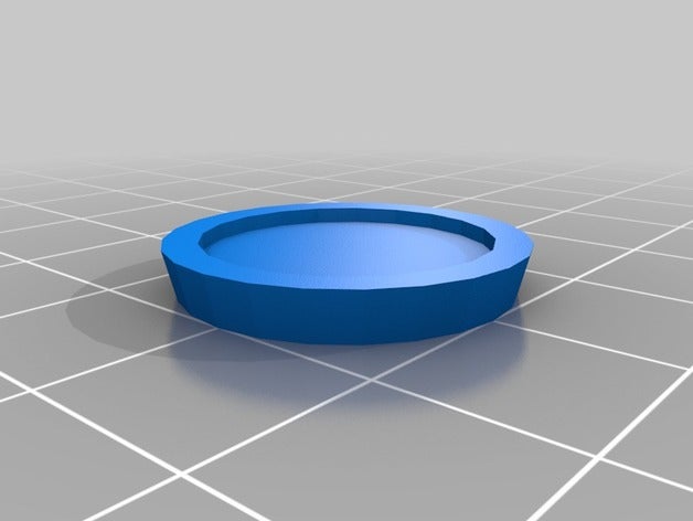 20mm em miniatura da base de dados pequena A impressão 3d bases 3D print model - Mito3D