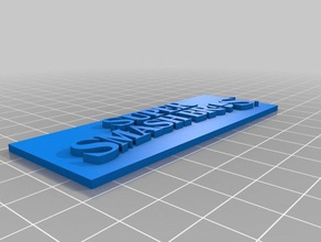 smash finale di un logo giochi 3d print model - Mito3D