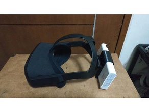romoss powerbank holder oculus quest video games accessory power bank 3d print model - Mito3D