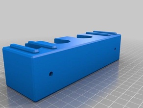 özelleştirilmiş duvar tutucu benim çift kenar güvenlik jilet banyo 3d print model - Mito3D