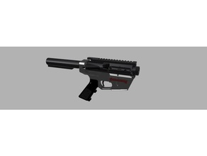 ar45 3d printing 45acp art defense glock gun lower receiver self 3d print model - Mito3D
