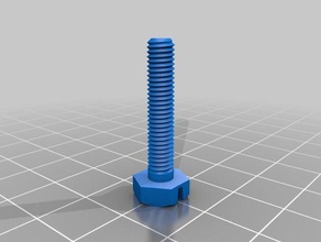 10-32 bolt nut hobby 3d print model - Mito3D