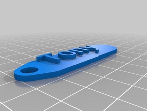 tony organização personalizado 3d print model - Mito3D