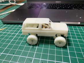 1 64 scale crawler blazer radio Steuern r c Fahrzeuge arduino chevrolet diecast Auto hotwheels micro nano control rc-car 3d print model - Mito3D