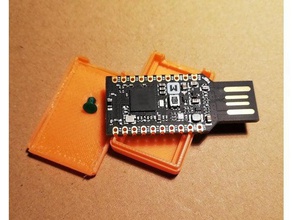 dava nrf52840 kilidi sıfırlama düğmesi makerdiary elektronik kasa konut nrf52 openscad 3d print model - Mito3D