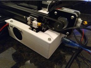 ender 3 skr 13 rear mount case 3d printer parts ender3 3d print model - Mito3D