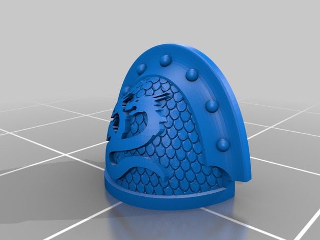 hydra legion veteran Schulter-pad-Skalen hobby warhammer 40k 3D print model - Mito3D