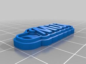 mili llaveros personalizado 3d print model - Mito3D