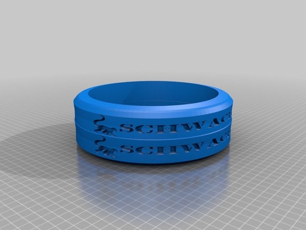 double schwachmaten ring - bringing design another level sculptures 3D print model - Mito3D